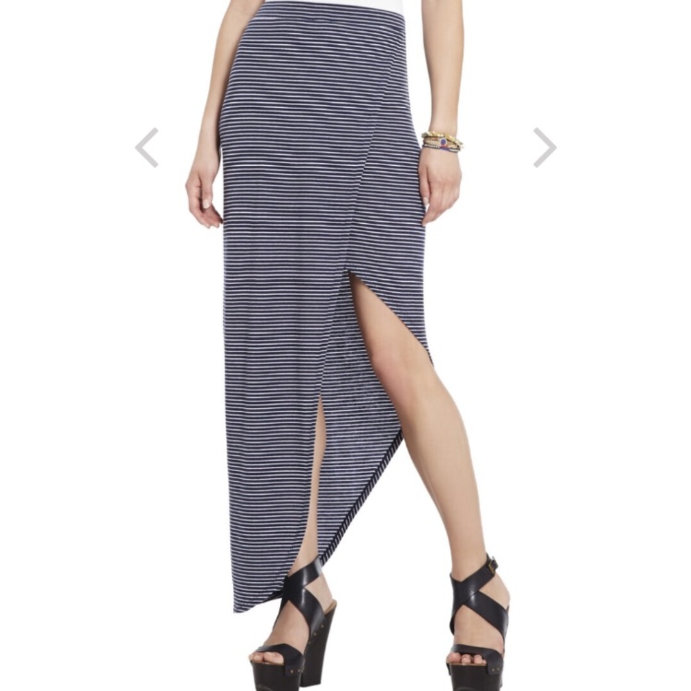 BCBG MAX AZRIA - Mercer Skirt - Navy & White